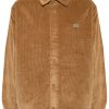 Lacoste Oversized Corduroy Overshirt Brown Men Shirt Jackets Maison-Kitsune