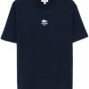 Maison-Kitsune Lacoste logo-print Cotton T-shirt Blue Men T-Shirts
