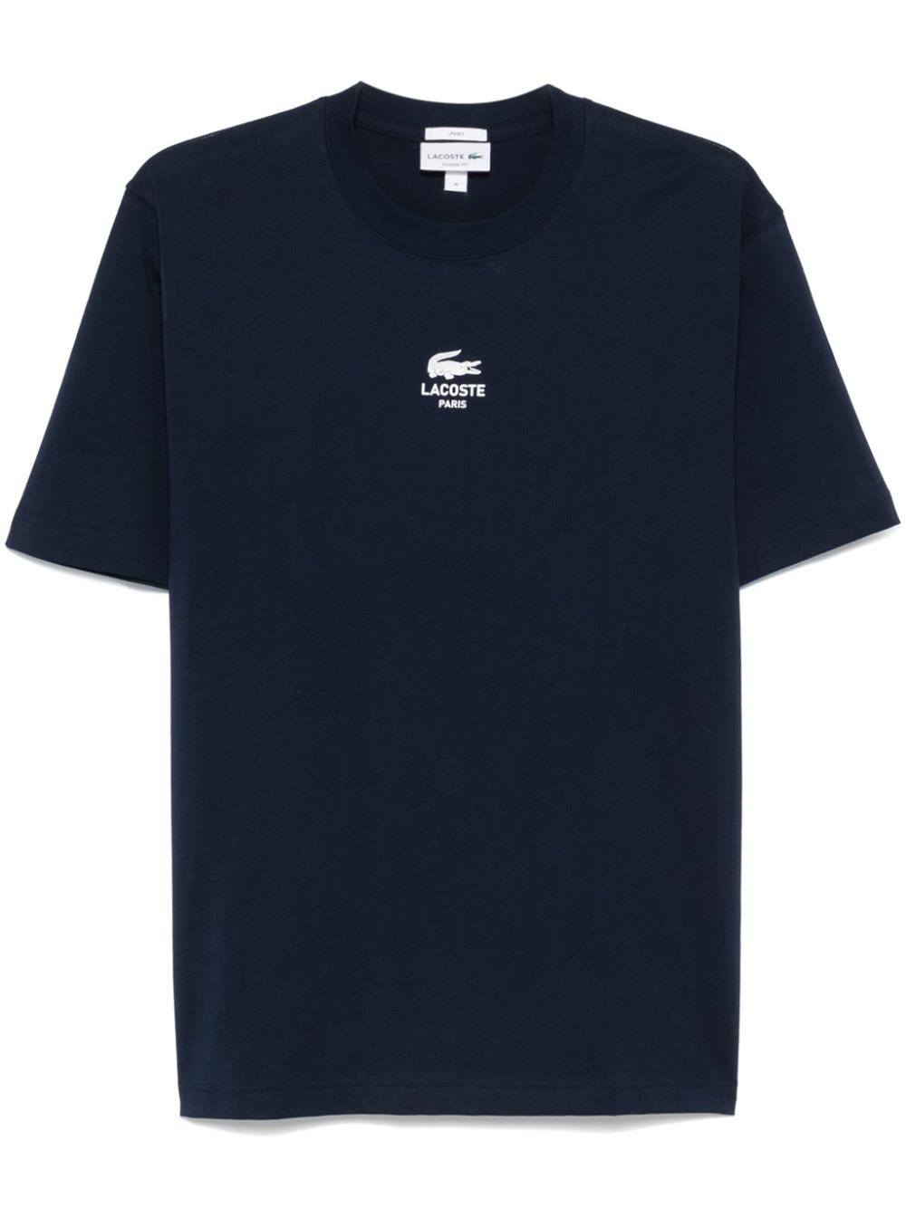 Maison-Kitsune Lacoste logo-print Cotton T-shirt Blue Men T-Shirts