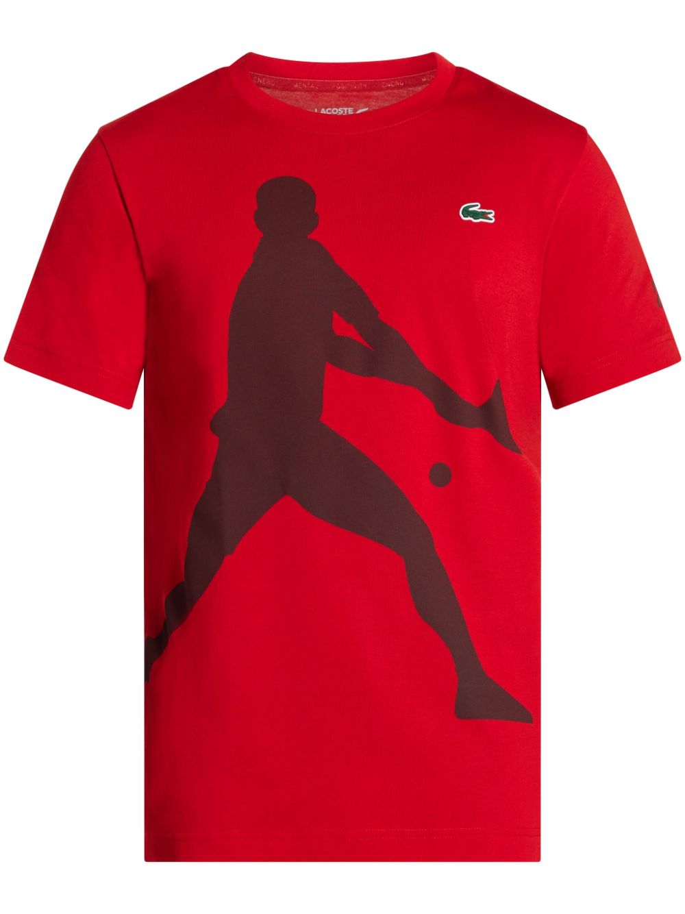 Lacoste x Novak Djokovic graphic-print T-shirt Red Men T-Shirts Maison-Kitsune
