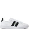 Men Low-Tops Maison-Kitsune Lacoste Carnaby Leather Sneakers White