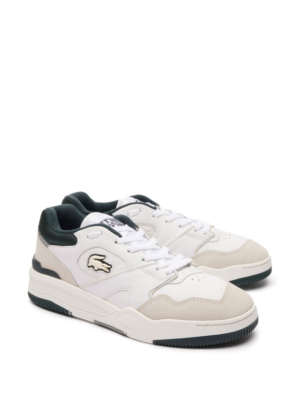 Lacoste Lineshot Eyelet Upper Leather Sneakers White Men Low-Tops Maison-Kitsune