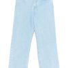 Maison-Kitsune Lacoste mid-rise straight-leg Jeans Blue Men Regular & Straight-Leg Jeans