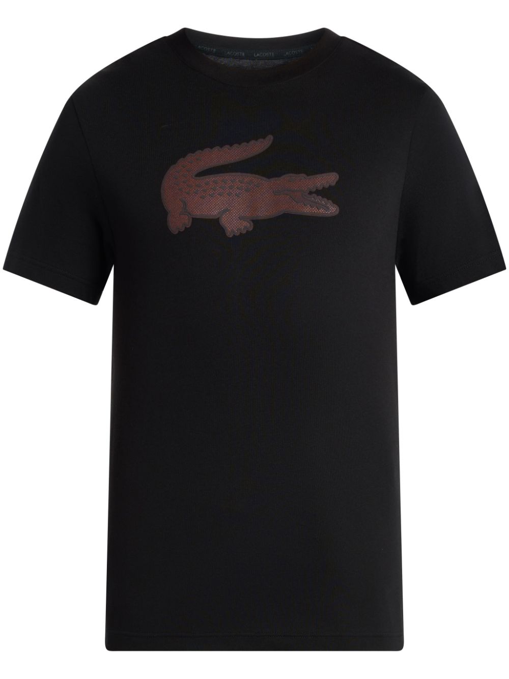 Lacoste logo-print T-shirt Black Maison-Kitsune Men T-Shirts