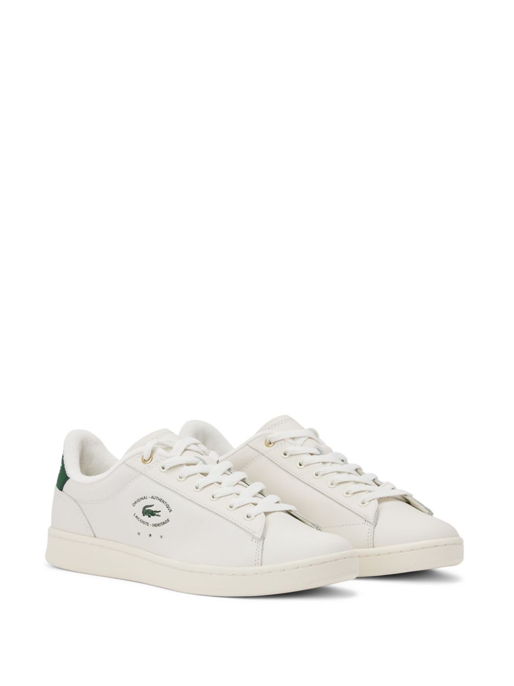 Maison-Kitsune Lacoste Carnaby Set Trainers White Men Low-Tops