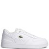 Men Low-Tops Maison-Kitsune Lacoste T-Clip Set Sneakers White