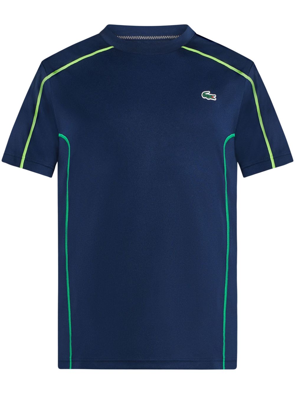 Men T-Shirts Maison-Kitsune Lacoste Tennis Piqué T-shirt Blue