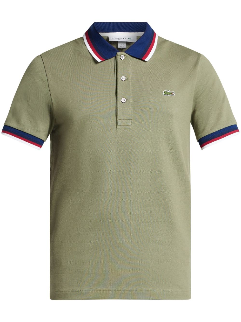 Maison-Kitsune Lacoste logo-patch Polo Shirt Green Men Polo Shirts