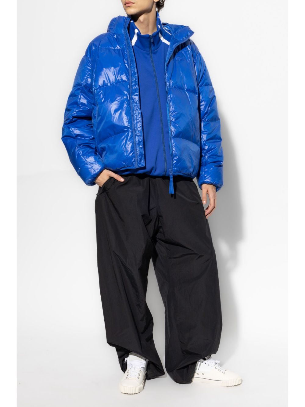 Men Down Jackets Maison-Kitsune Lacoste Down Jacket Blue