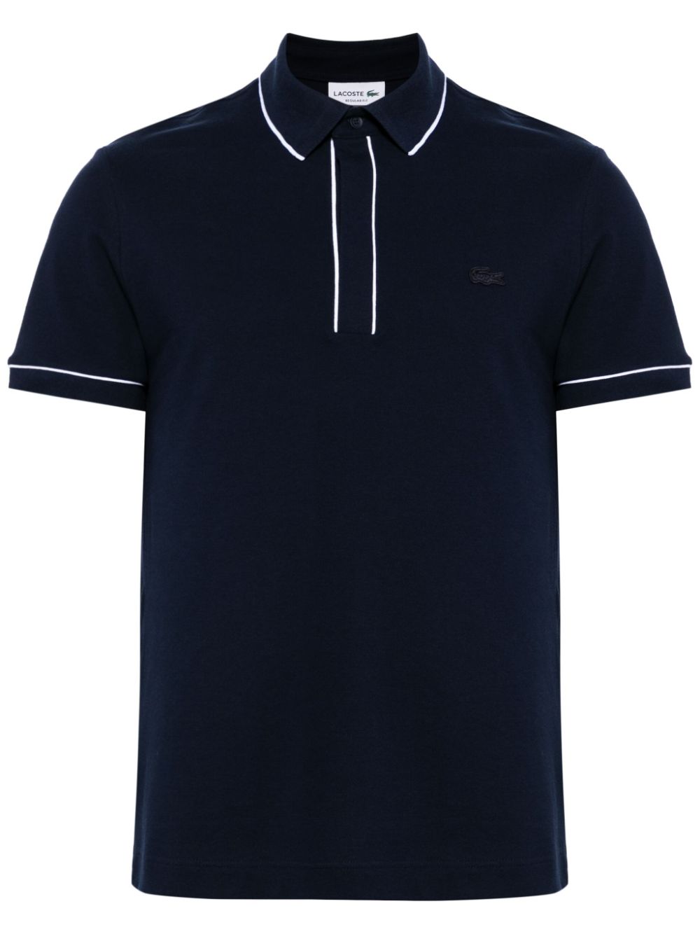 Lacoste contrast-trim Polo Shirt Blue Maison-Kitsune Men Polo Shirts