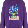 Men Sweatshirts Maison-Kitsune Lacoste graphic-print Jersey Sweatshirt Purple