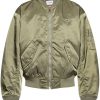 Lacoste Padded Bomber Jacket Green Men Bomber Jackets Maison-Kitsune