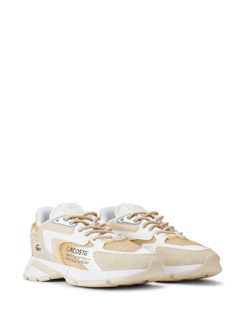 Lacoste L003 Neo Panelled Sneakers Neutrals Men Low-Tops Maison-Kitsune