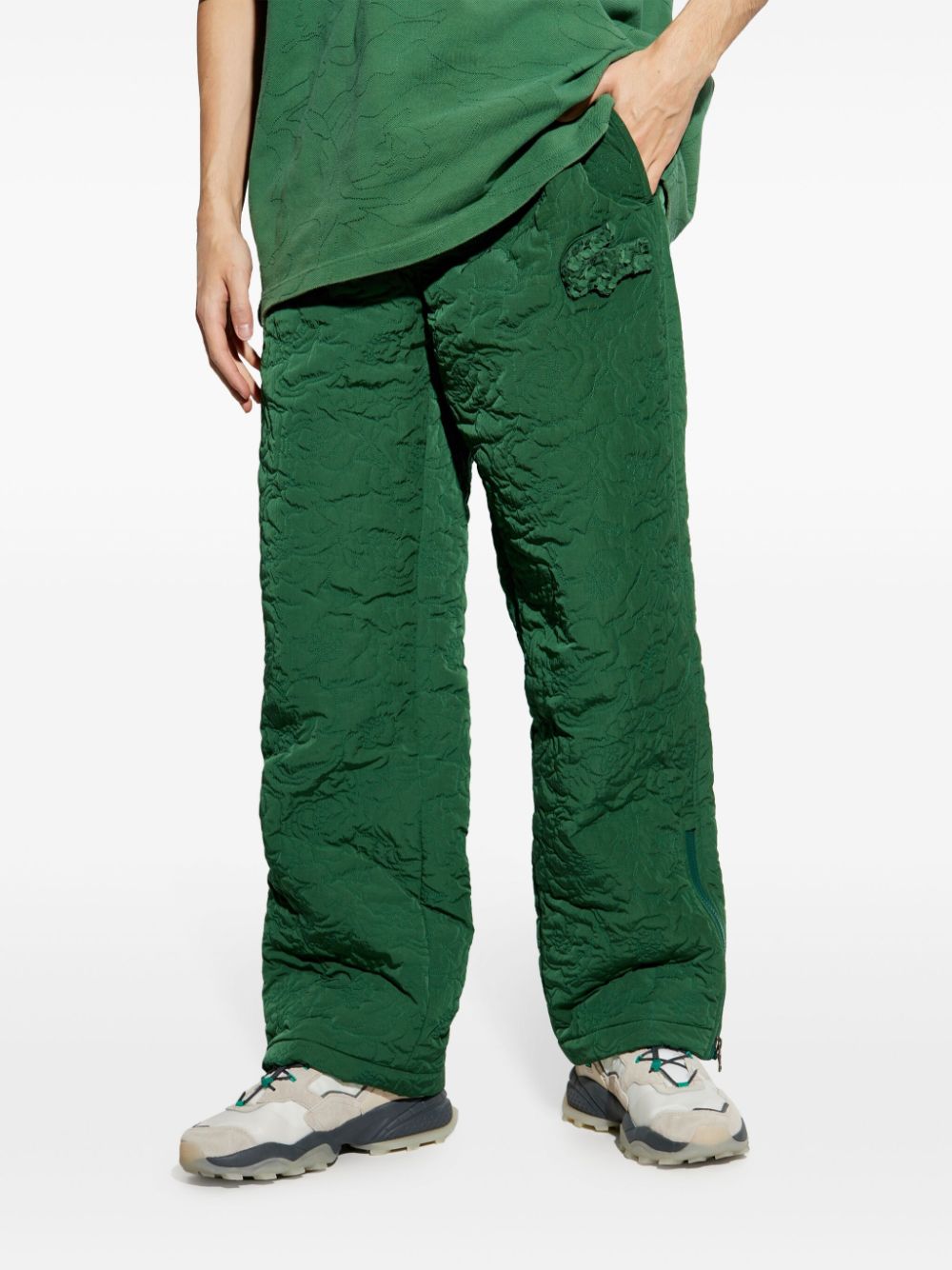 Lacoste Quilted Track Pants Green Maison-Kitsune Men Sweatpants