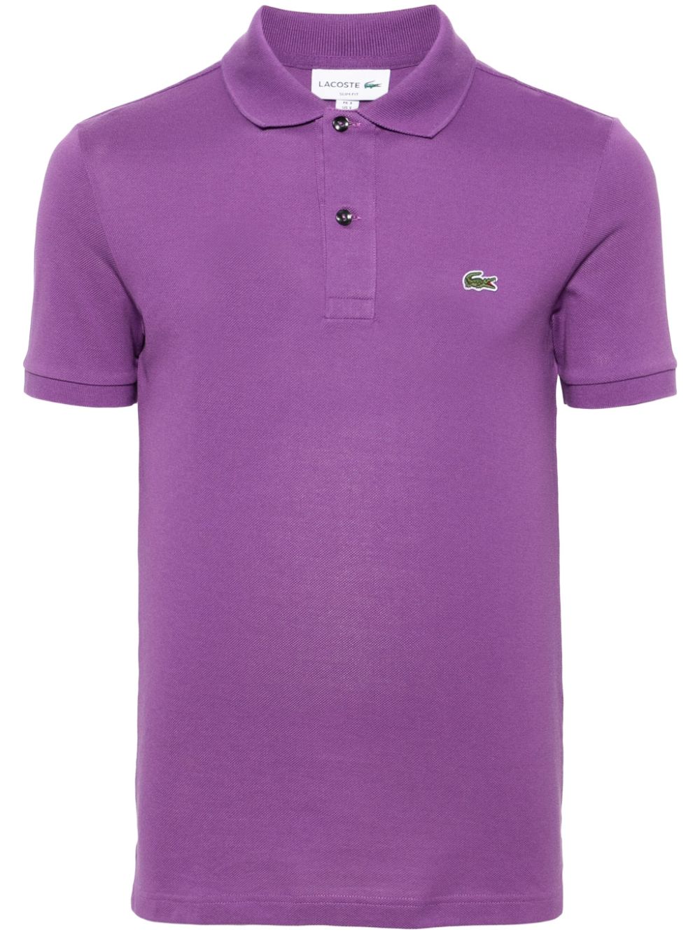 Maison-Kitsune Lacoste logo-patch Cotton Polo Shirt Purple Men Polo Shirts