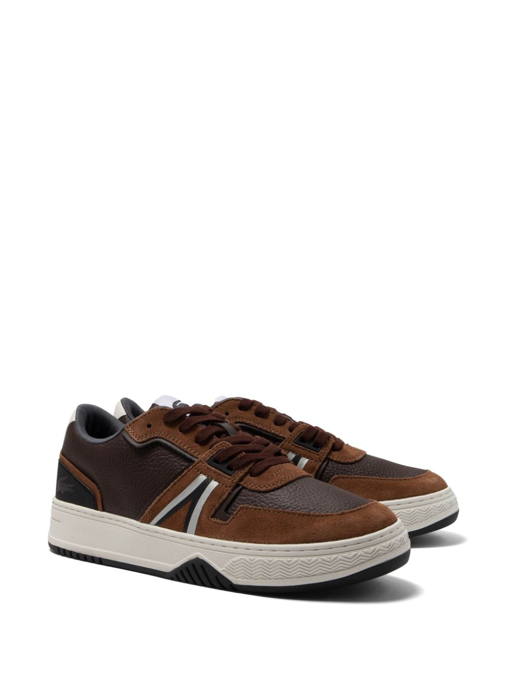 Lacoste L001 Textile Lined Snekers Brown Maison-Kitsune Men Low-Tops