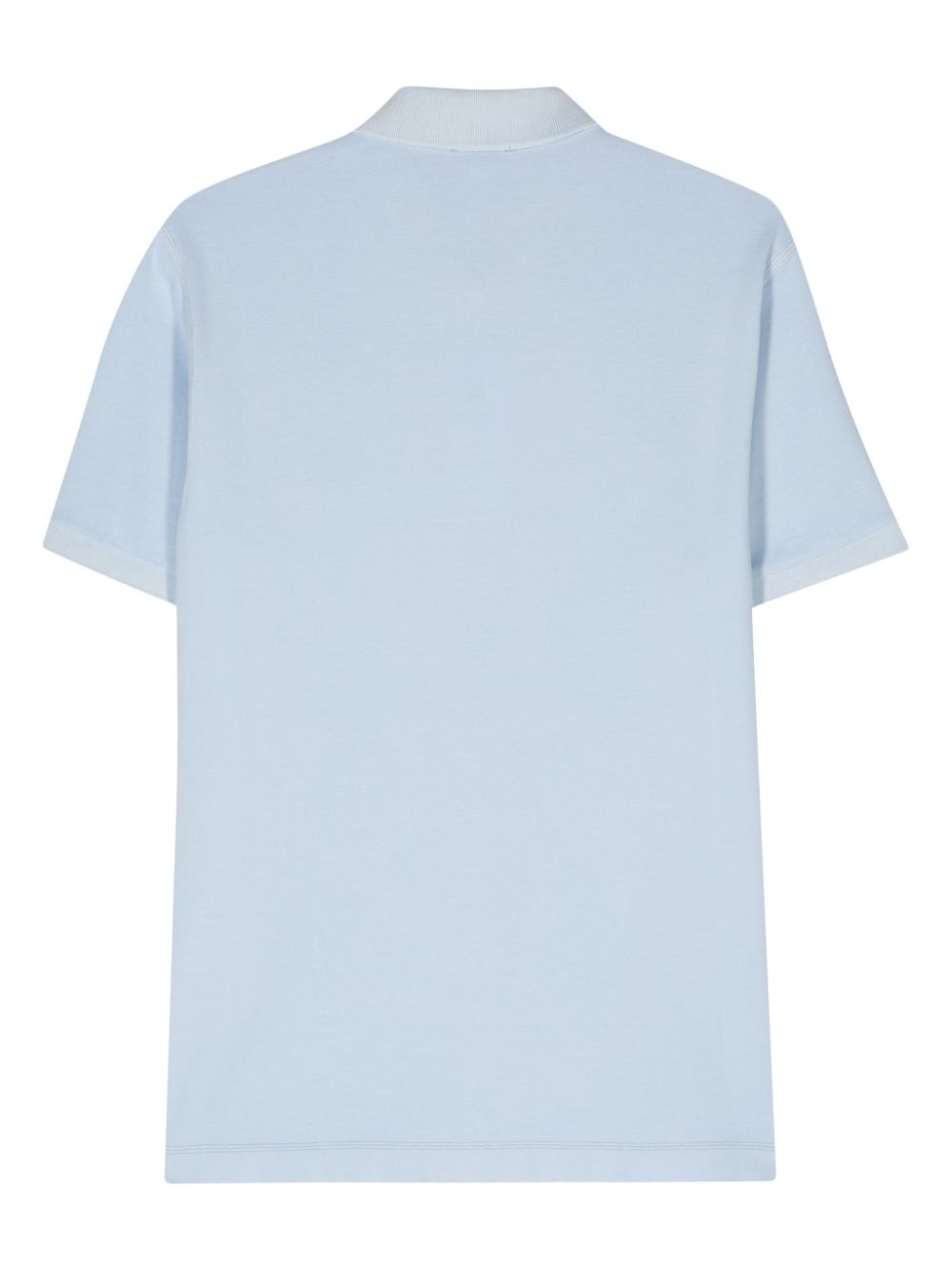 Maison-Kitsune Lacoste logo-patch Piqué Polo Shirt Blue Men Polo Shirts
