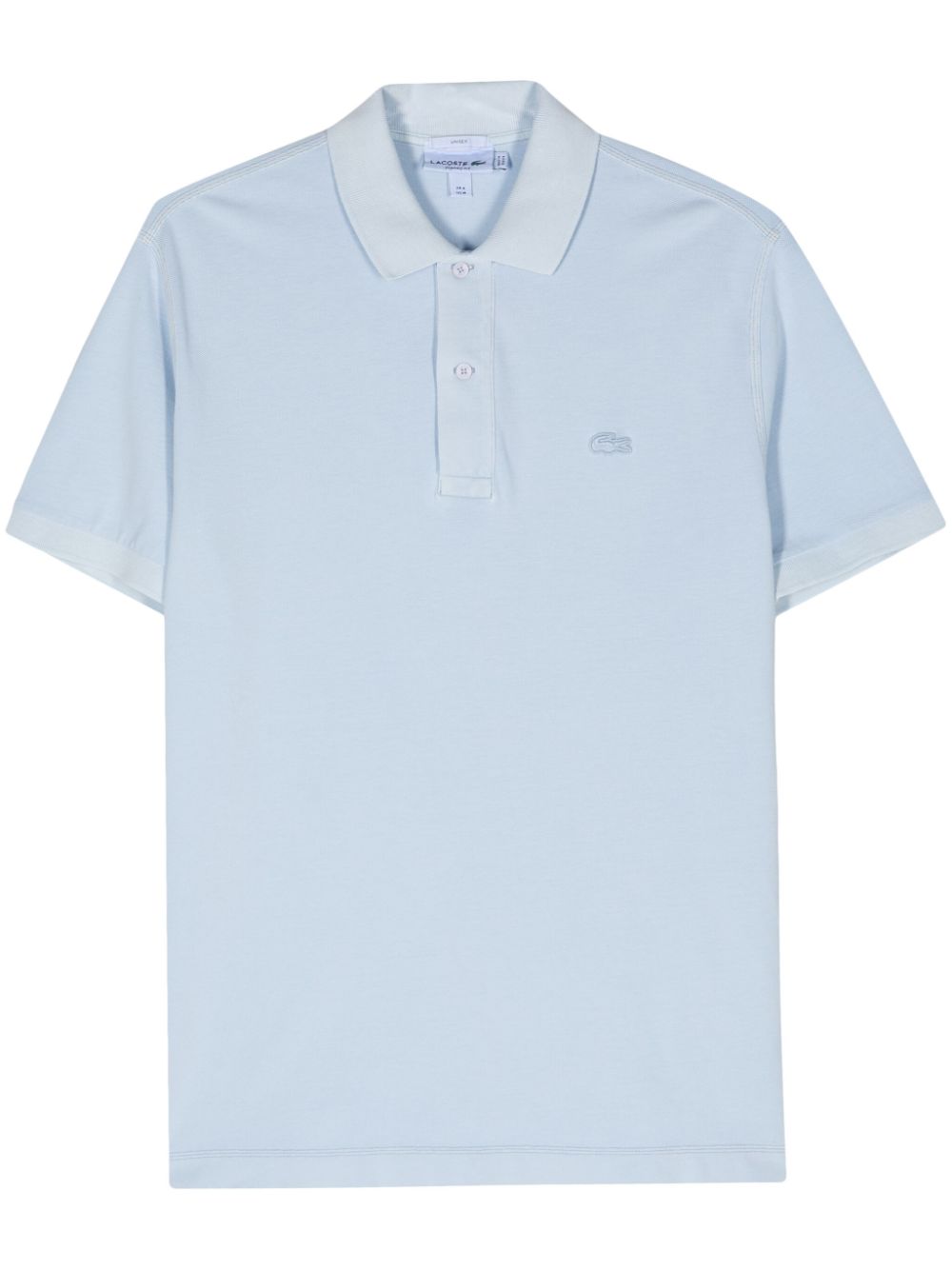 Maison-Kitsune Lacoste logo-patch Piqué Polo Shirt Blue Men Polo Shirts