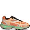 Maison-Kitsune Low-Tops Men Lacoste L003 2K24 Sneakers Orange