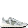 Men Low-Tops Maison-Kitsune Lacoste Elite Active Sneakers Grey