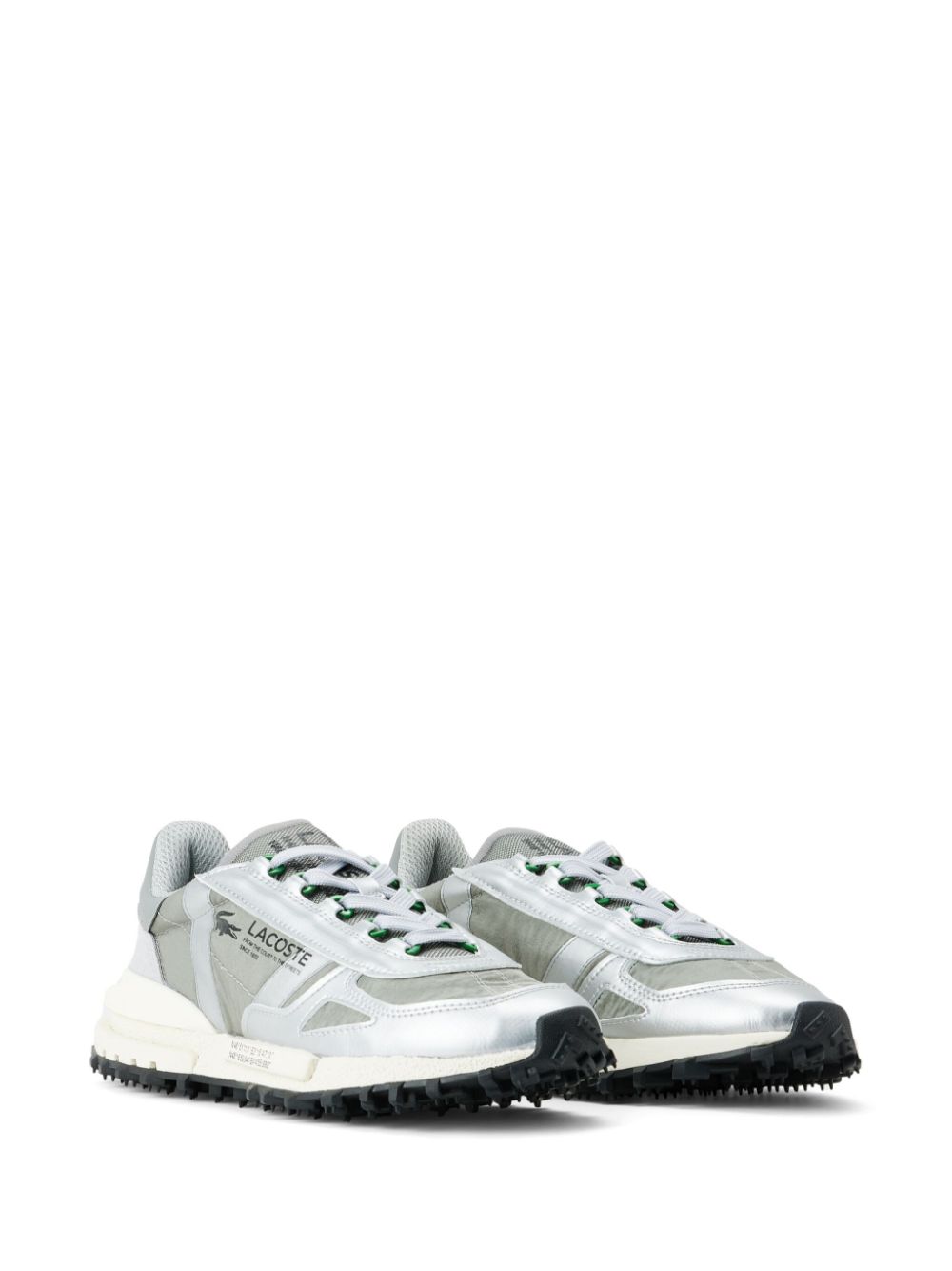 Men Low-Tops Maison-Kitsune Lacoste Elite Active Sneakers Grey