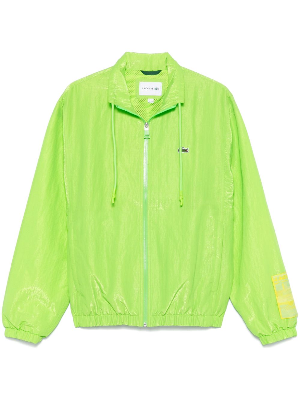 Maison-Kitsune Lacoste Ripstop Sports Jacket Green Men Sport Jackets & Windbreakers