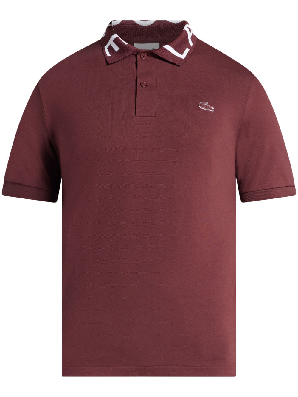 Lacoste Movement Polo Shirt Red Maison-Kitsune Men Polo Shirts