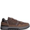 Maison-Kitsune Low-Tops Men Lacoste logo-patch Sneakers Brown