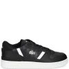 Maison-Kitsune Low-Tops Men Lacoste T-Clip Set Trainers Black