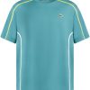 Maison-Kitsune Performance T-Shirts & Vests Men Lacoste logo-patch T-shirt Blue