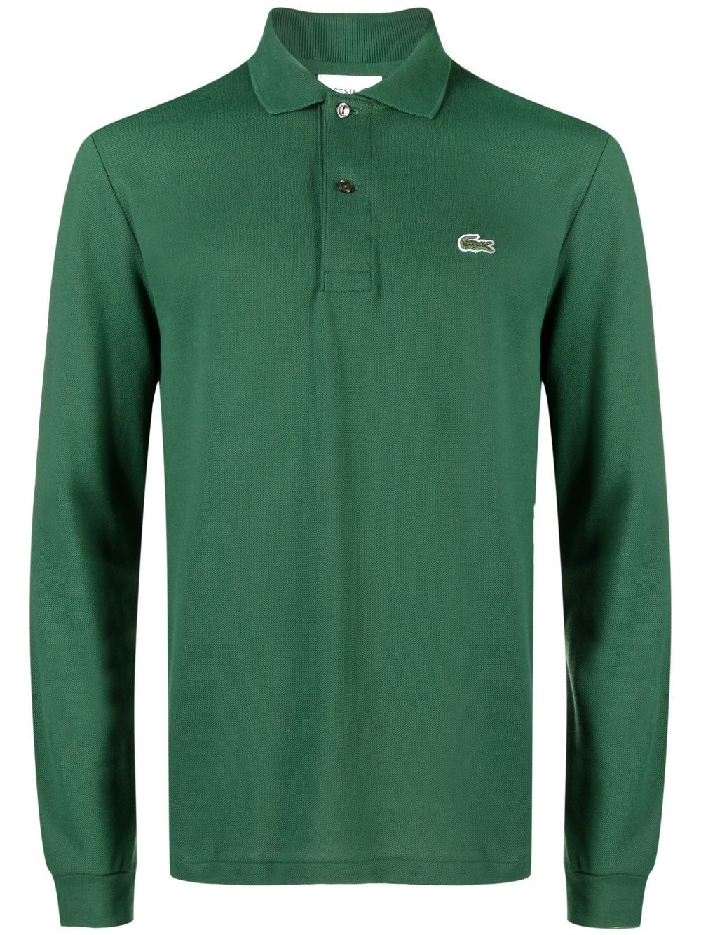 Men Polo Shirts Maison-Kitsune Lacoste logo-patch Cotton Polo Shirt Green