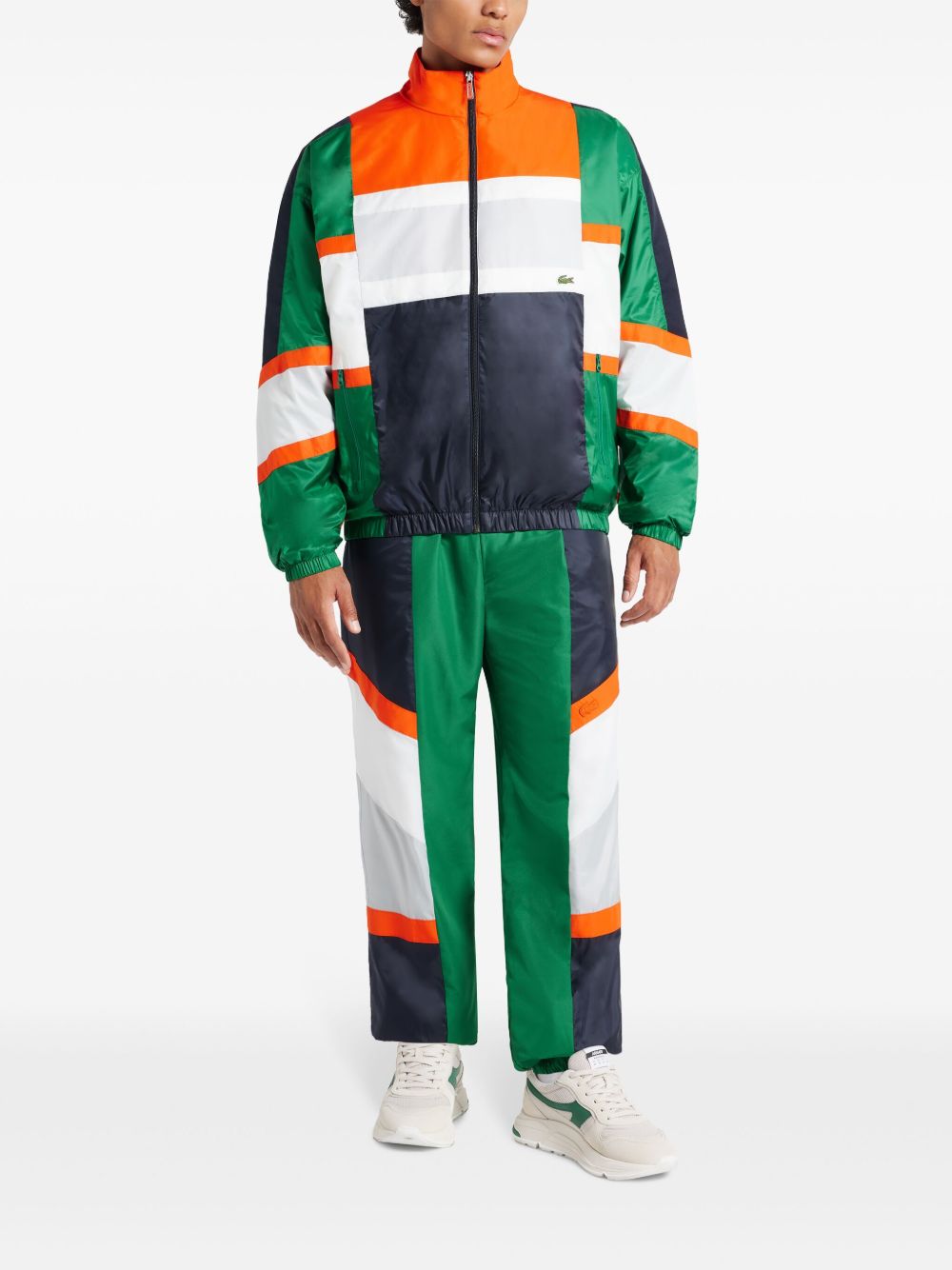 Maison-Kitsune Lacoste Panelled Track Pants Green Men Sweatpants