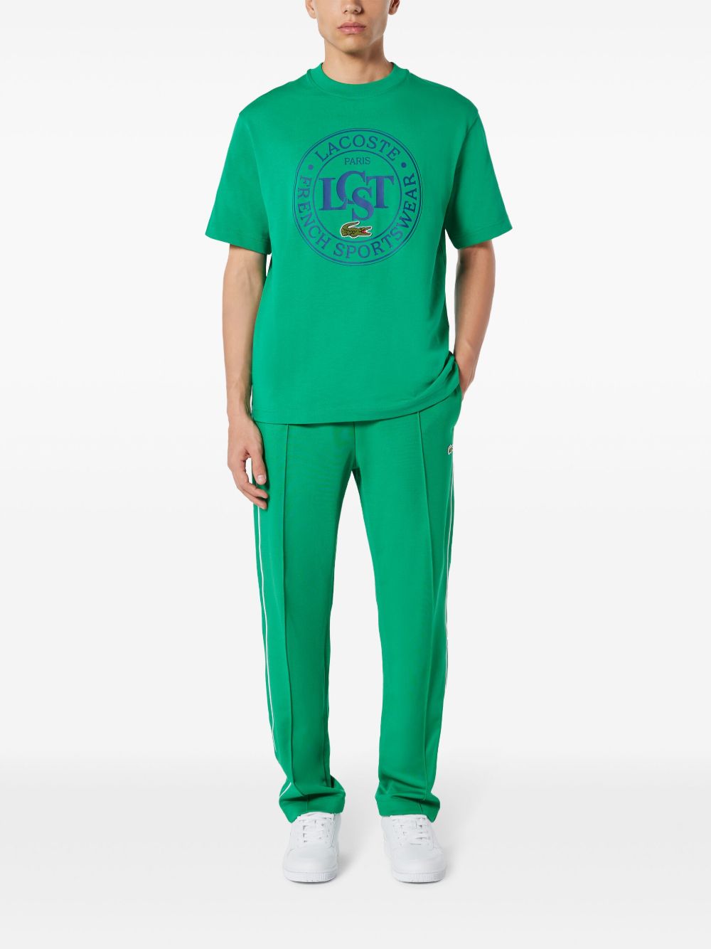 Maison-Kitsune Lacoste Printed t-shirt Green Men T-Shirts