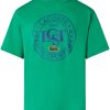 Maison-Kitsune Lacoste Printed t-shirt Green Men T-Shirts
