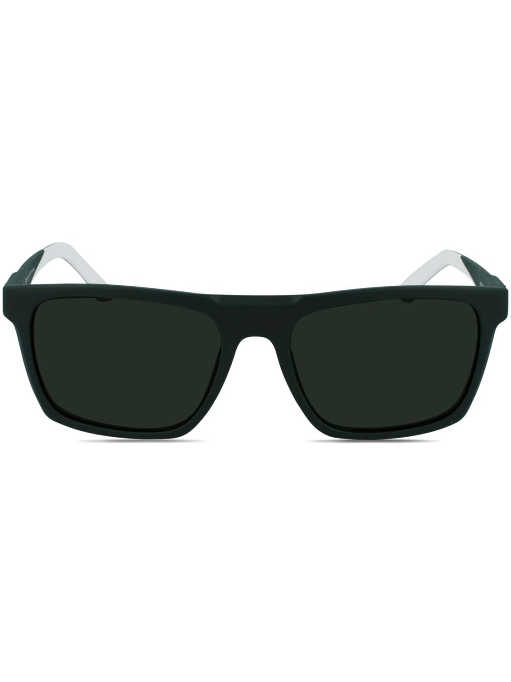 Maison-Kitsune Lacoste rectangle-frame Sunglasses Green Men Sunglasses