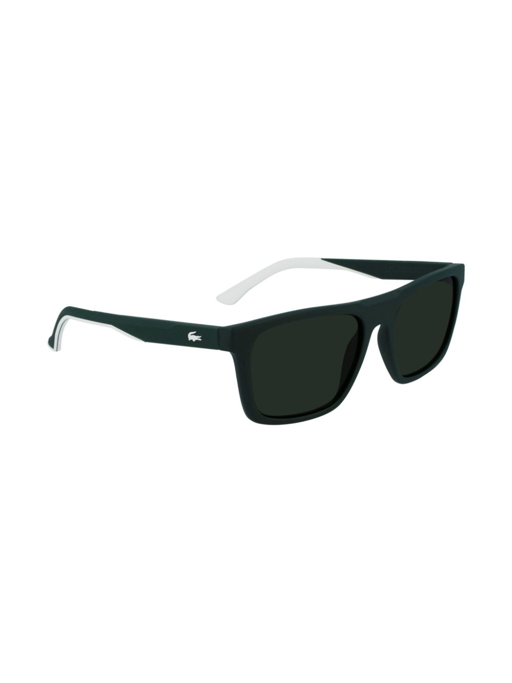Maison-Kitsune Lacoste rectangle-frame Sunglasses Green Men Sunglasses