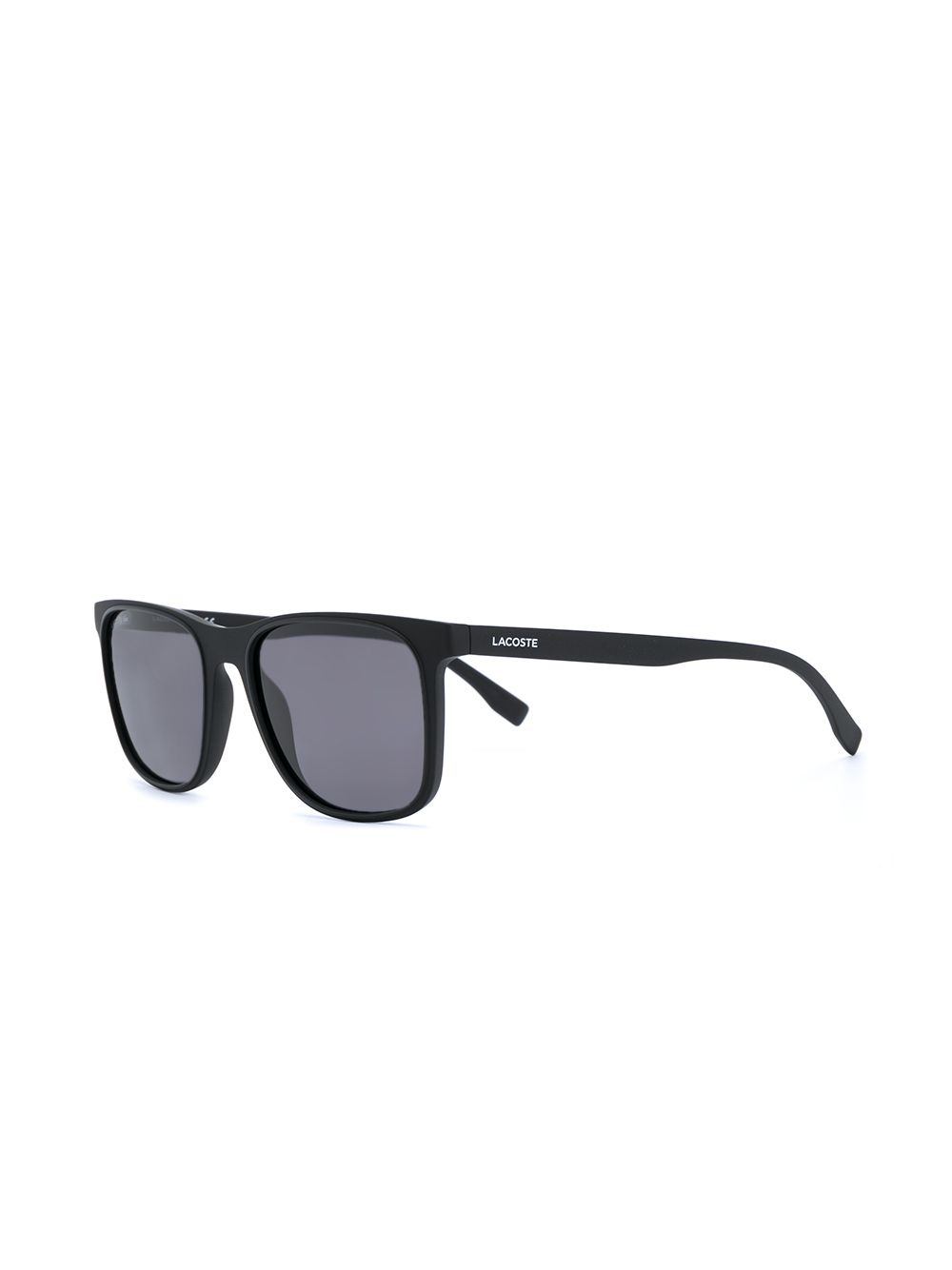 Maison-Kitsune Lacoste square-frame Sunglasses Black Men Sunglasses