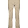 Maison-Kitsune Lacoste logo-patch slim-fit Trousers Brown Men Skinny Pants