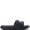 Maison-Kitsune Lacoste Croco 1.0 Flip Flops Black Men Flip Flops & Slides