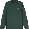 Men Performance T-Shirts & Vests Maison-Kitsune Lacoste logo-patch Longsleeved T-shirt Green