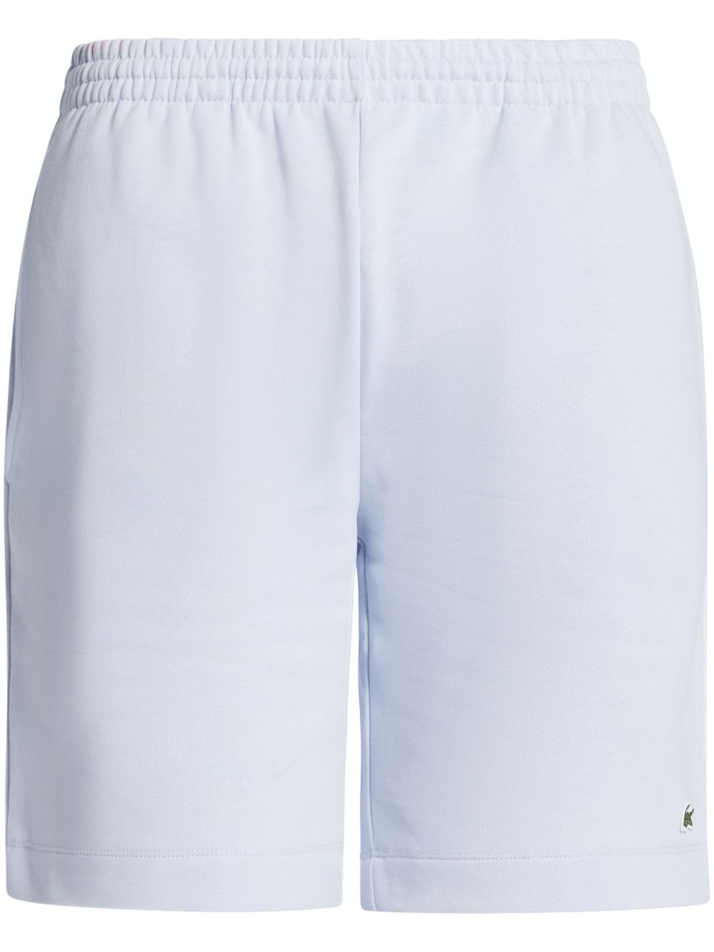 Maison-Kitsune Track & Running Shorts Men Lacoste logo-appliqué Fleece Shorts Blue