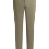 Men Regular-Fit & Straight Leg Pants Maison-Kitsune Lacoste slim-cut Twill Trousers Green