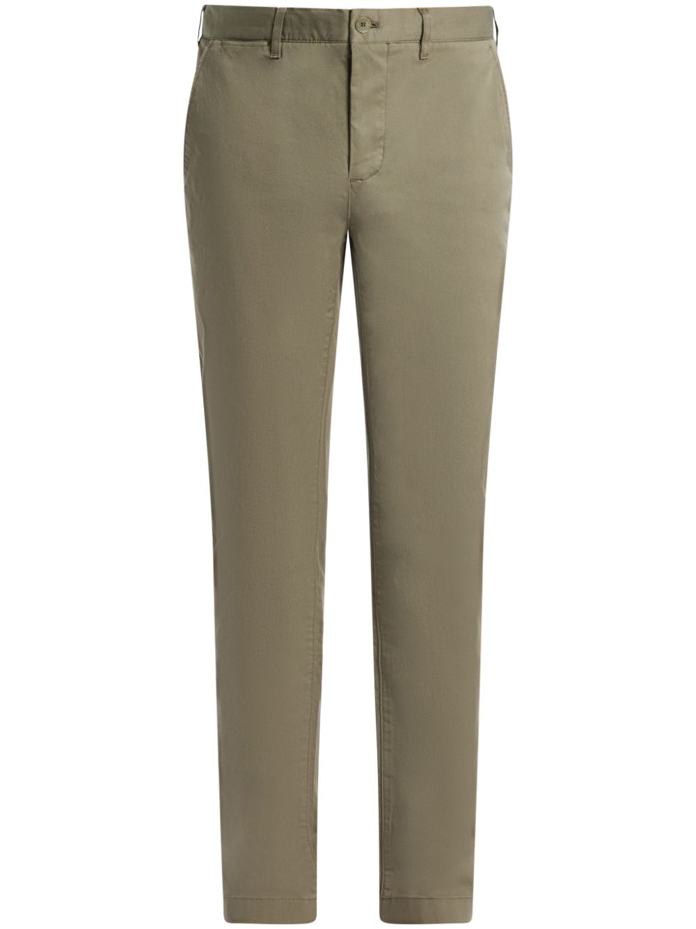 Men Regular-Fit & Straight Leg Pants Maison-Kitsune Lacoste slim-cut Twill Trousers Green