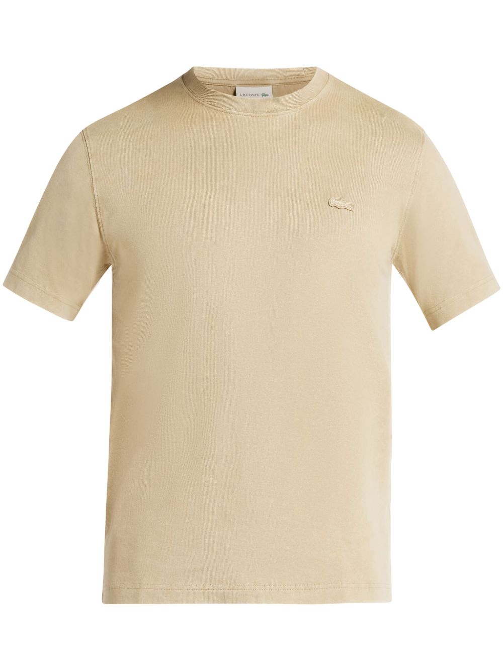 Lacoste logo-patch t-shirt Neutrals Maison-Kitsune Men T-Shirts