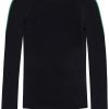 Lacoste Logo Top Black Maison-Kitsune Men T-Shirts
