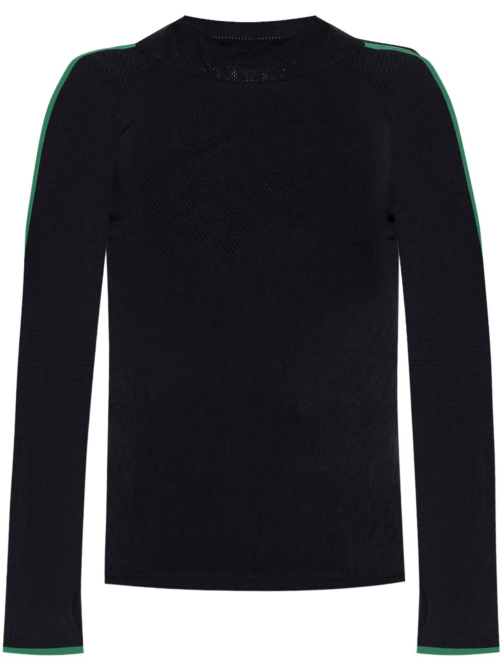 Lacoste Logo Top Black Maison-Kitsune Men T-Shirts