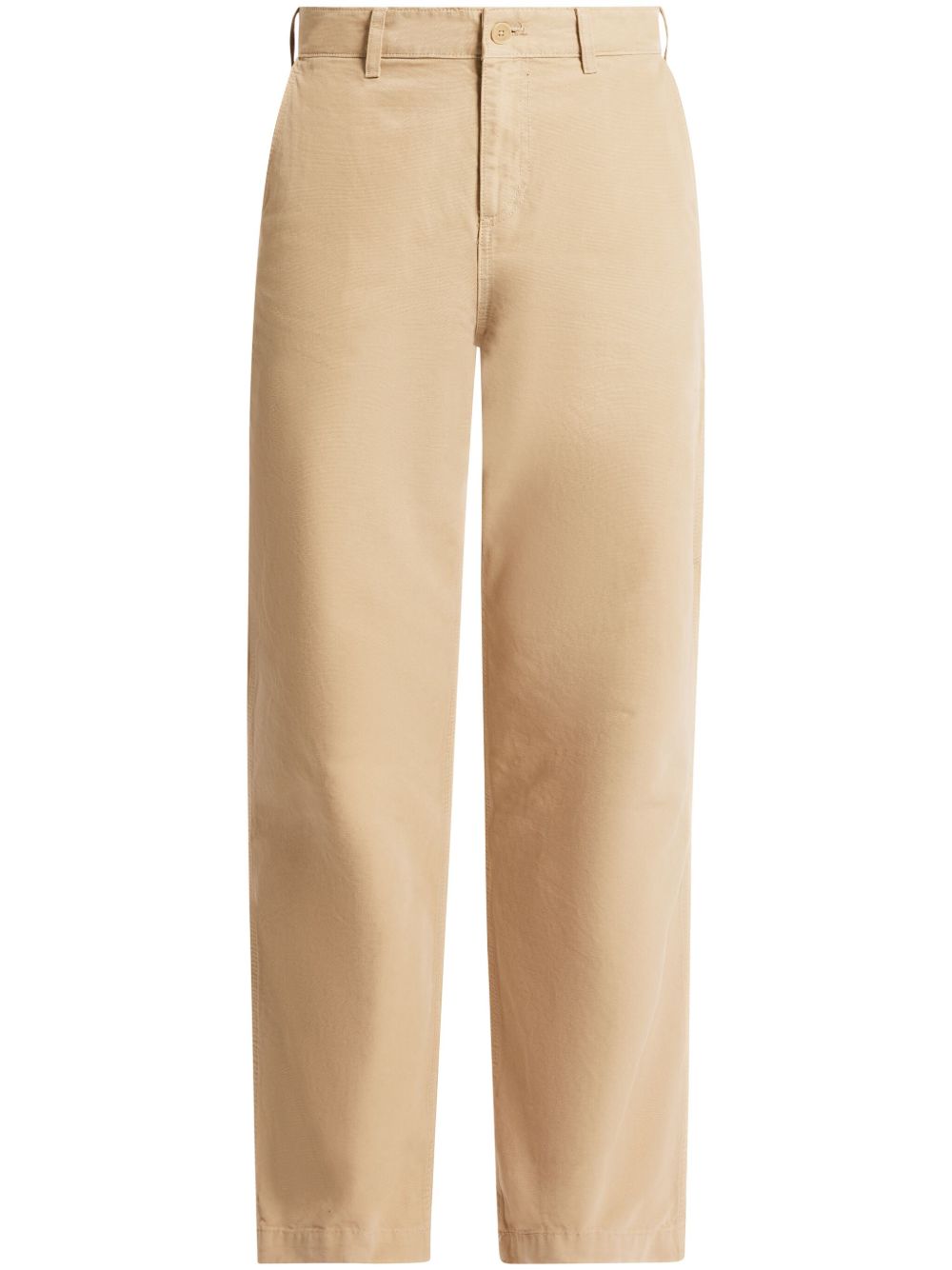 Lacoste straight-leg Canvas Trousers Neutrals Men Regular-Fit & Straight Leg Pants Maison-Kitsune