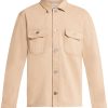 Lacoste Denim Shirt Neutrals Maison-Kitsune Men Shirts