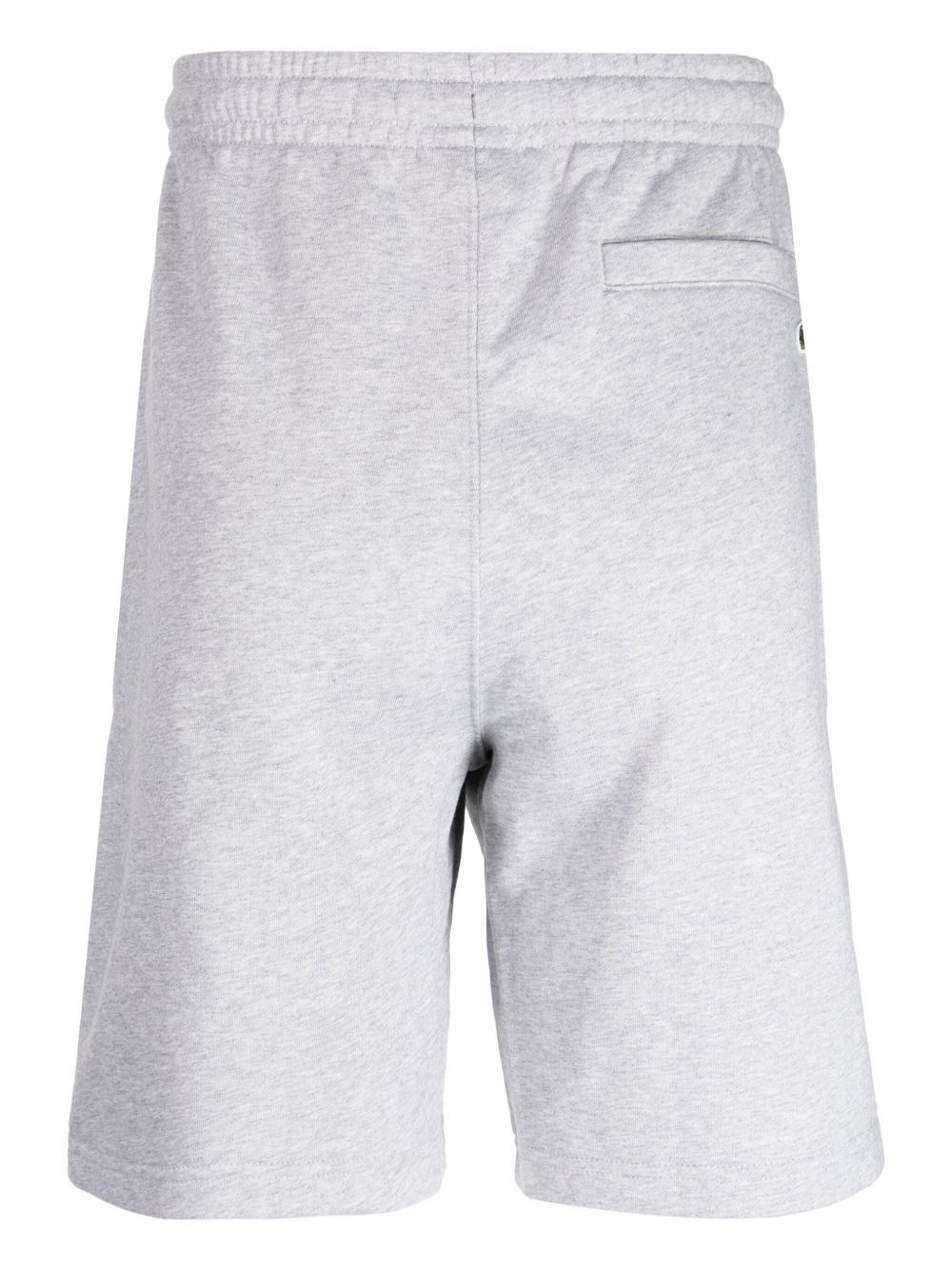Lacoste logo-print Cotton Track Shorts Grey Maison-Kitsune Men Track & Running Shorts