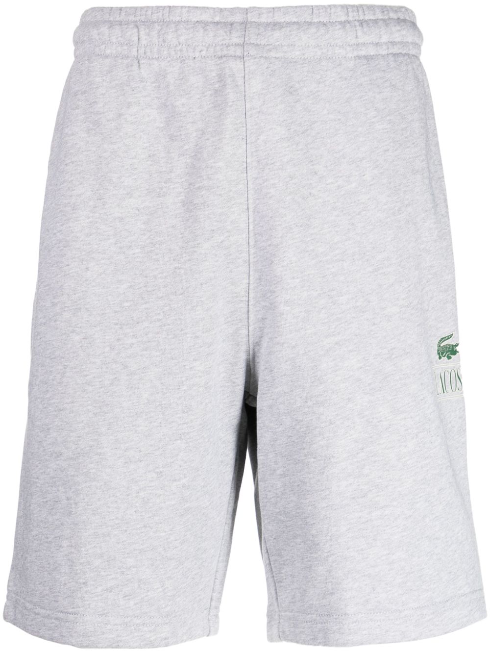 Lacoste logo-print Cotton Track Shorts Grey Maison-Kitsune Men Track & Running Shorts